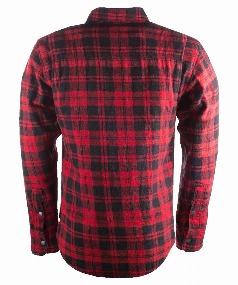 MARKSMAN FLANNEL BLACK/RED SM