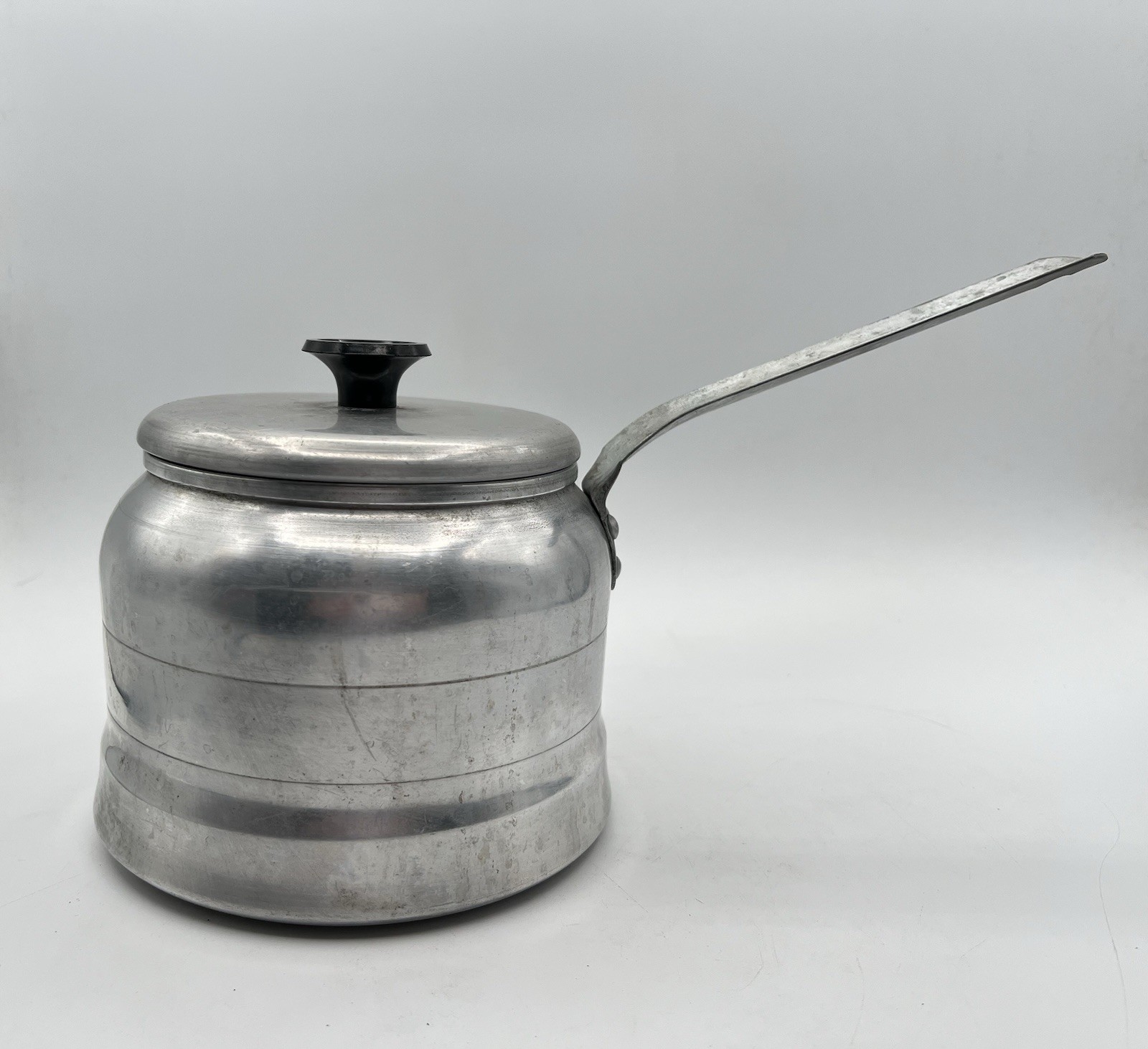 Vintage Comet Double Pot with Lid Camping Cookware Outdoor Retro Kitchen