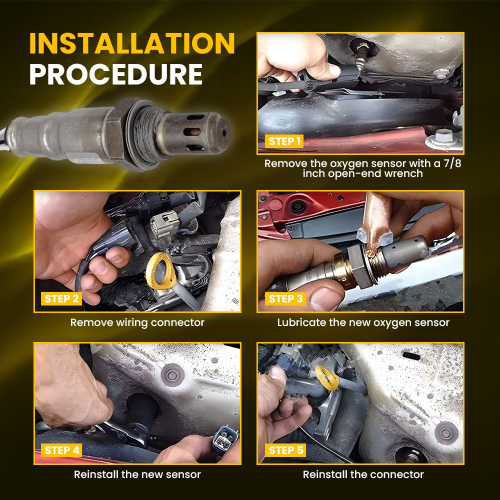 2X Oxygen Sensor O2 Sensor Up & Downstream For Honda Accord 2.4L L4 2013-2017