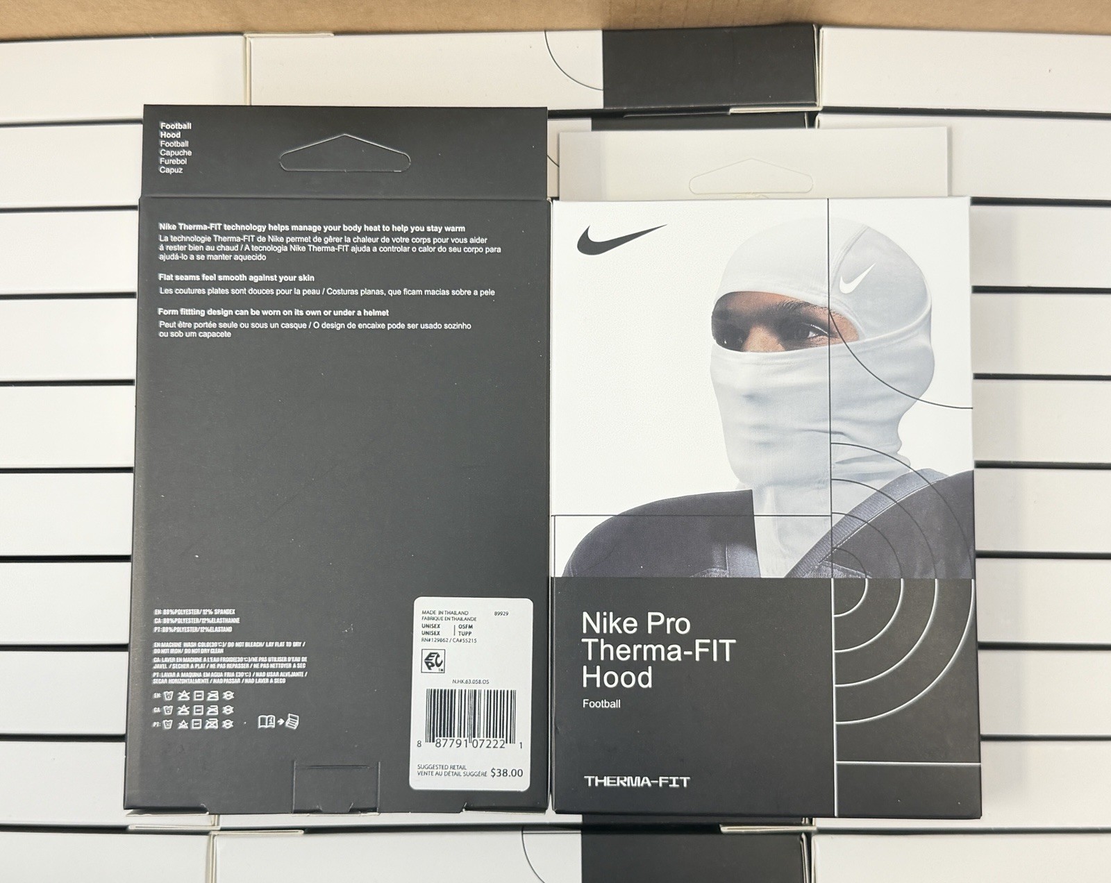 Nike Ski Mask pro therma-fit hyperwarm hood White / SHIPS SAME DAY!!!