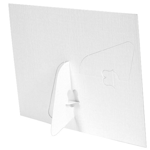 White Paper Easel Frames For 4x6 25 Pack (Same Shipping Any Qty)