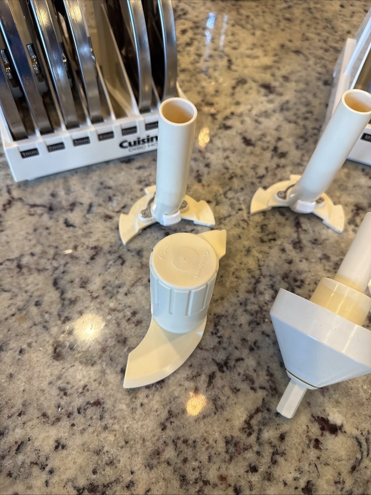 Cuisinart Food Processor DLC-7 Pro Stem Adapter, Disc Blades, Accessory Bundle