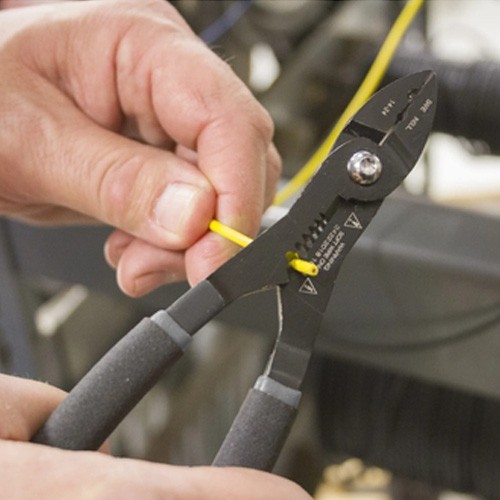 Lisle 68250 14-24 Gauge Compact Multi Function Wire Stripper, Strips and Cuts,