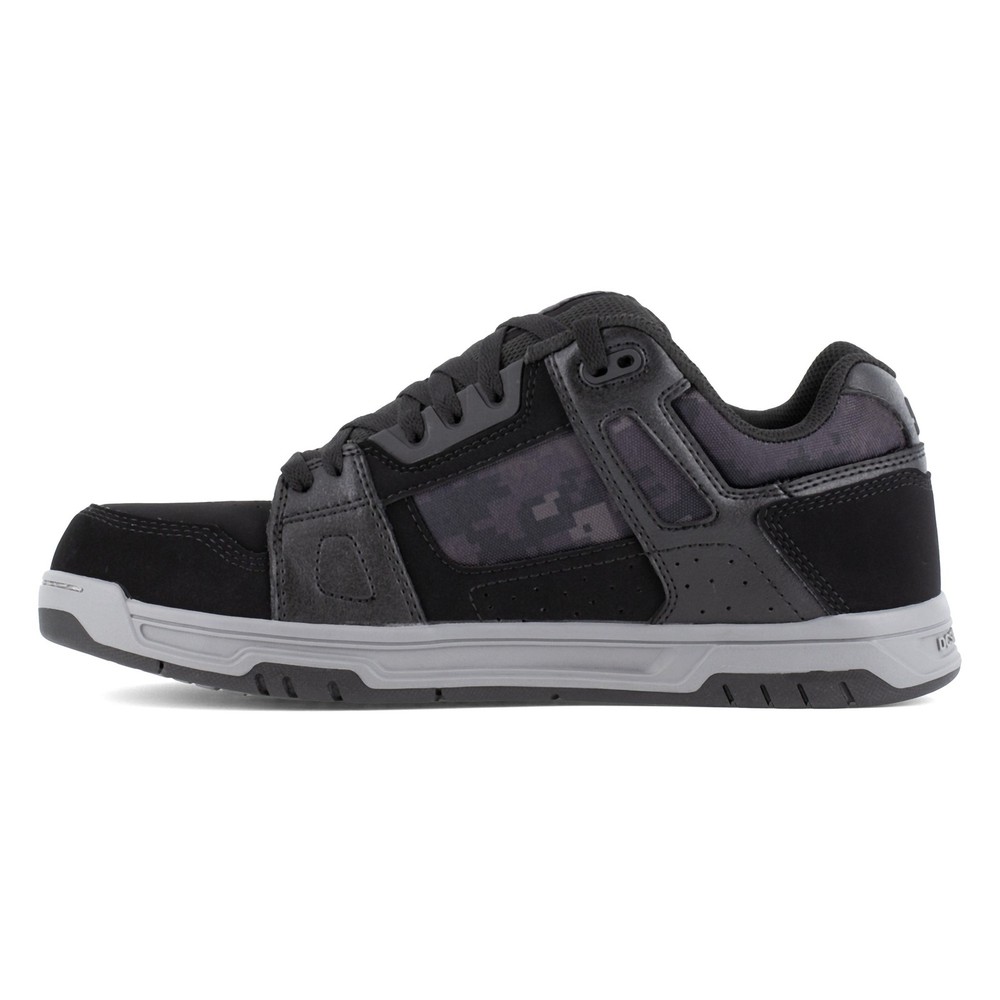 Dc Work Crew Stag Work Men's Composite Toe Work Shoe - Black/Gray - 9.5 Medium
