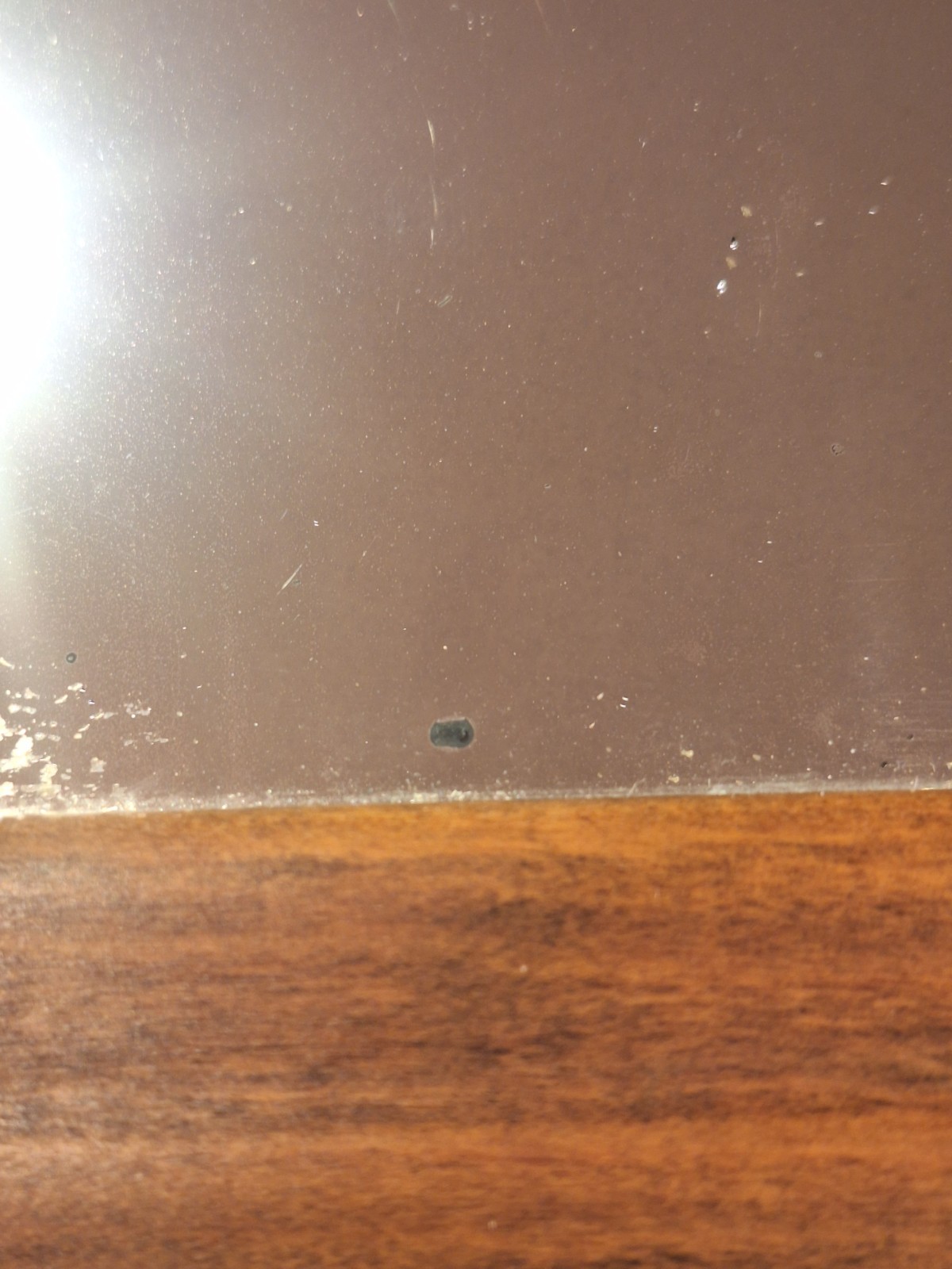 Antique Wood Tabletop Vanity Dressing Table Swivel Mirror by Schulze & Van Stee