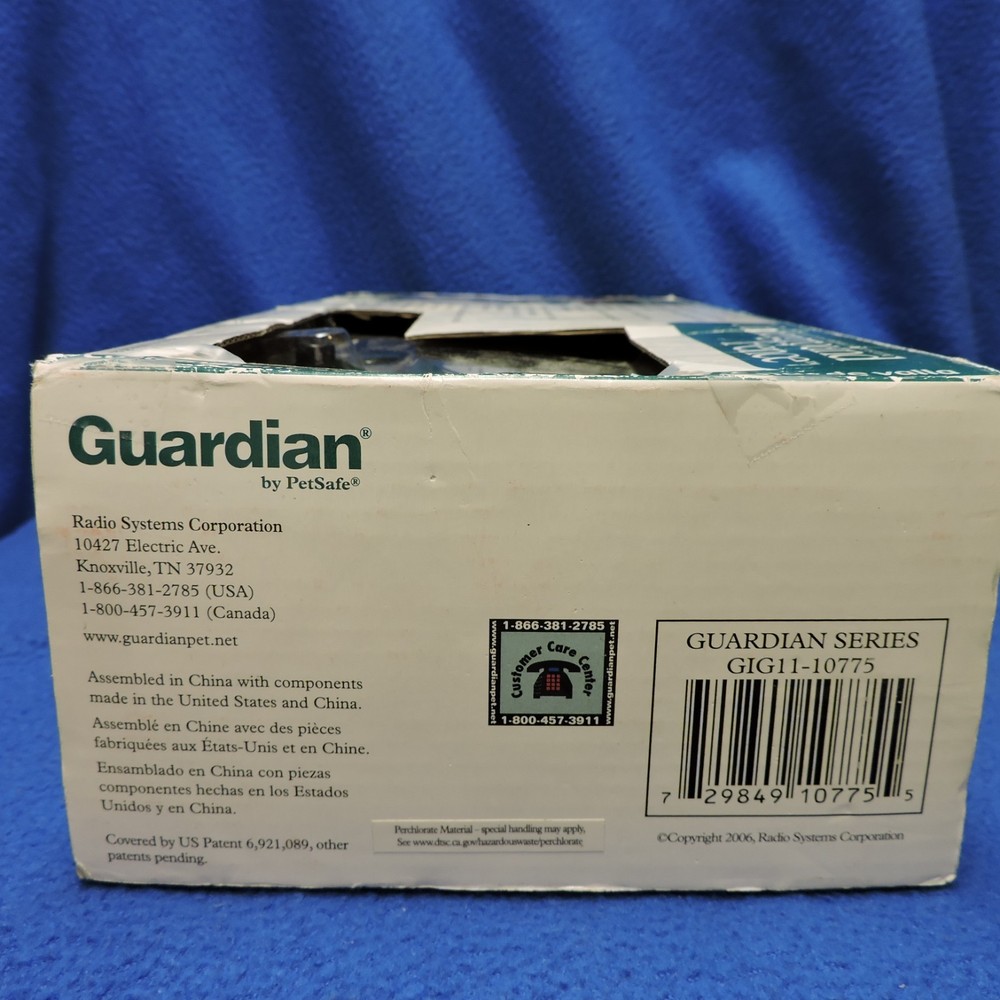 PetSafe Guardian Underground Fence, Collar Receiver , Transmitter, Missing Flags