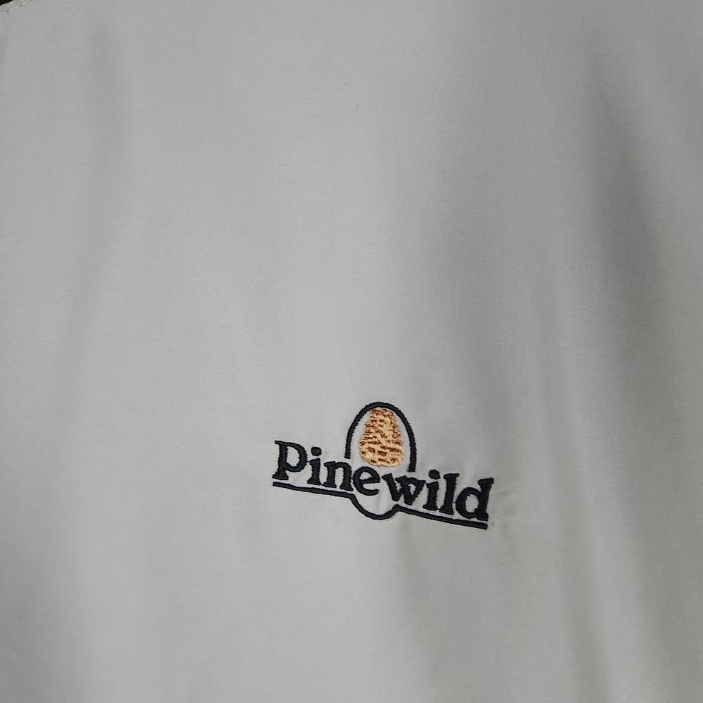 Proquip Windbreaker Jacket Mens Large Beige Pinewild Windshield Pullover Golf