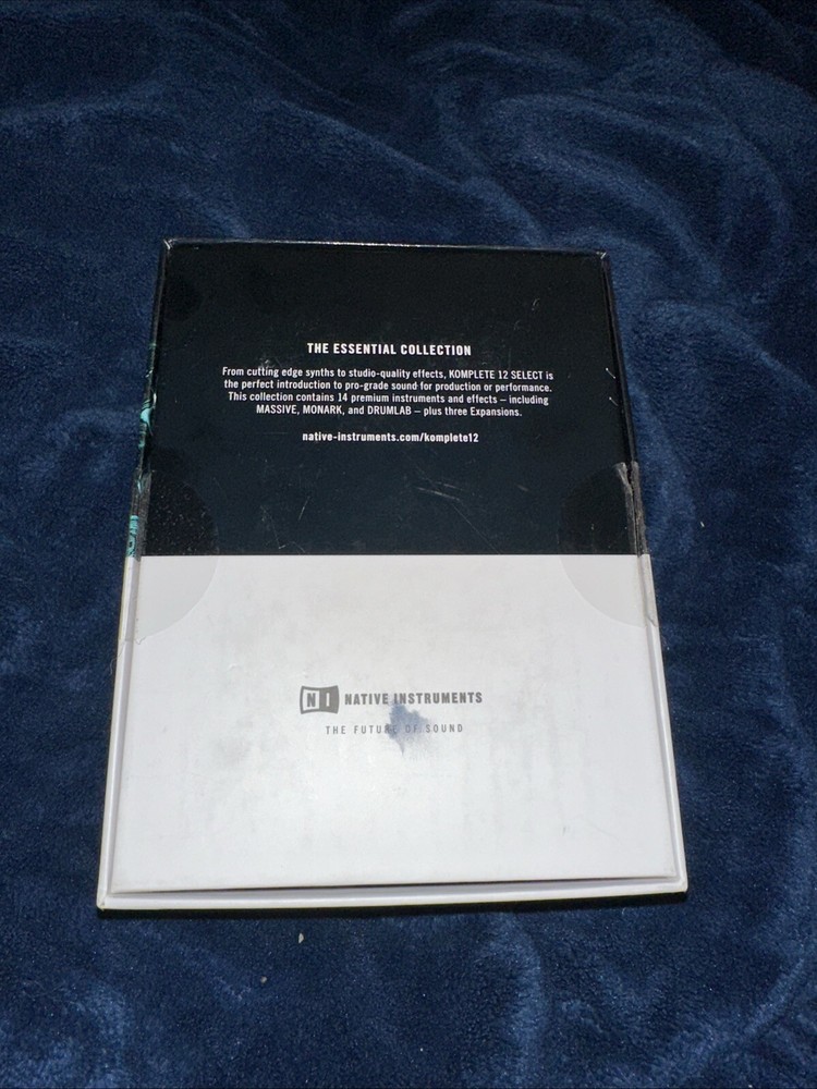 Native Instruments Komplete 12 Select Virtual Instruments USB Installation ONLY