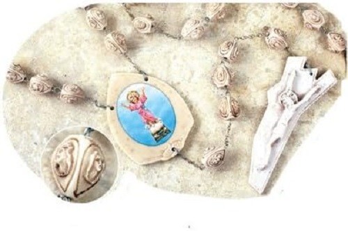 SFI 64.5" Alabaster Wall Rosary Divine Child