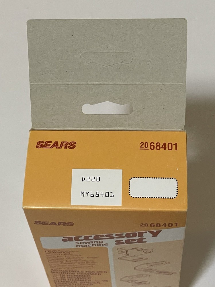 SEARS 2068401 Accessory Sewing Set Machine New Sealed!!!