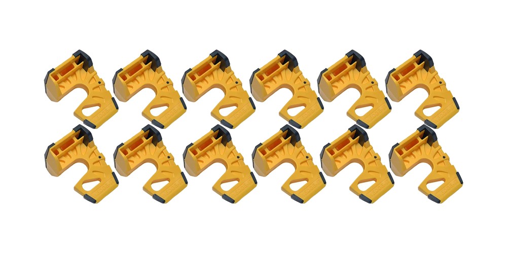 Wedge-It The Ultimate Door Stop - Yellow 12 Pack