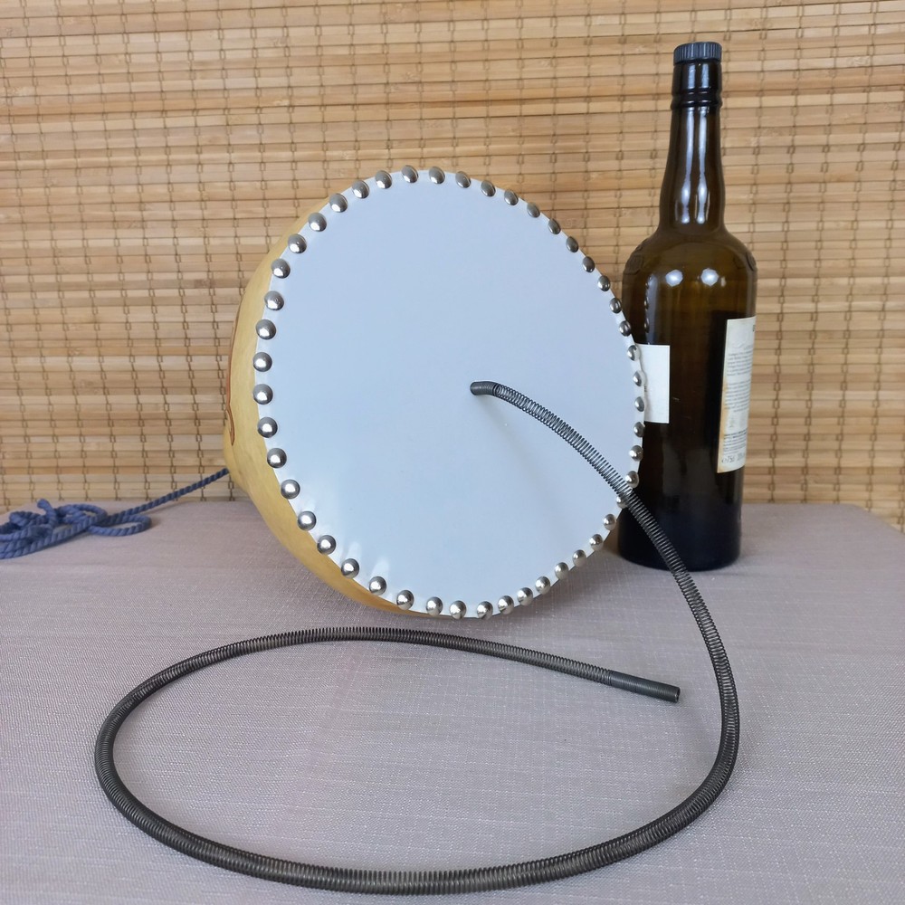 Hand-Painted Lion Thunder Gourd - Unique Percussion Instrument