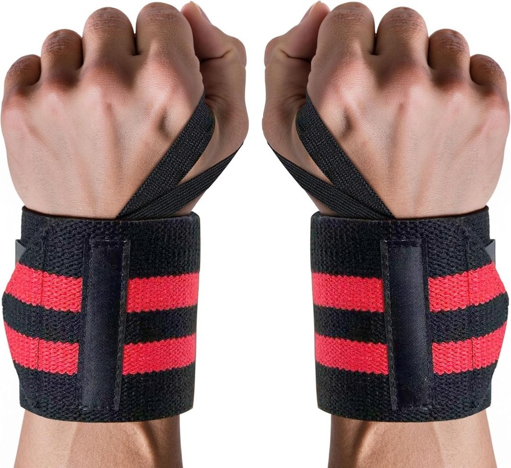 18" Wrist Wraps Weightlifting Adjustable Support Powerlifting Gym