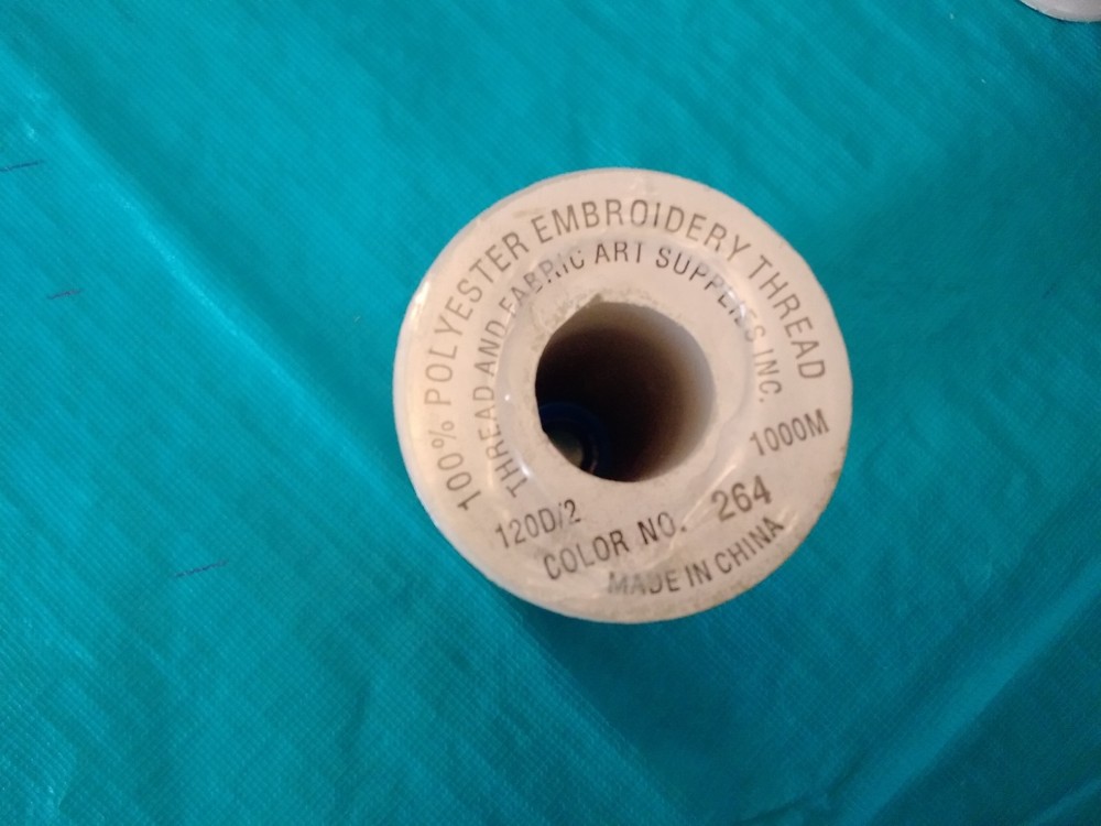 Machine Embroidery Thread 1000m Lot 12 Spools Thread Art
