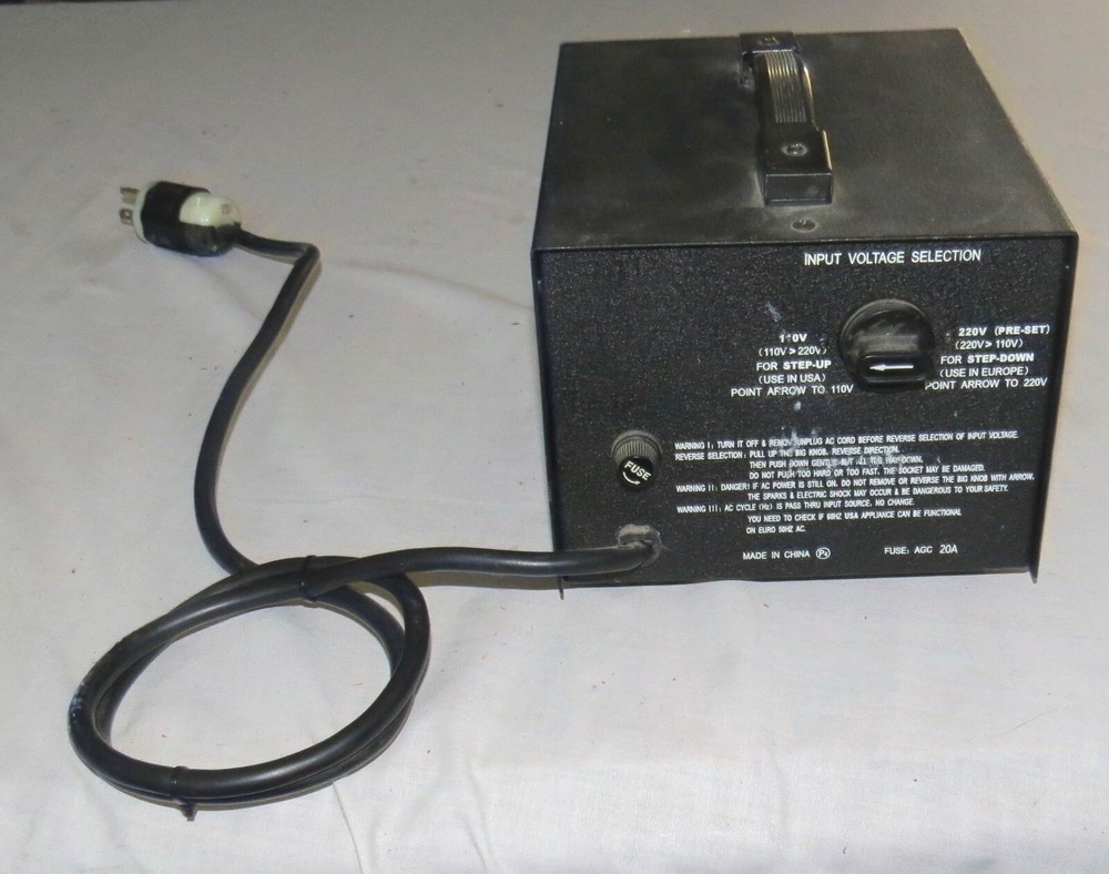 Model TC-2000E Up/Down Converter Max 2000W