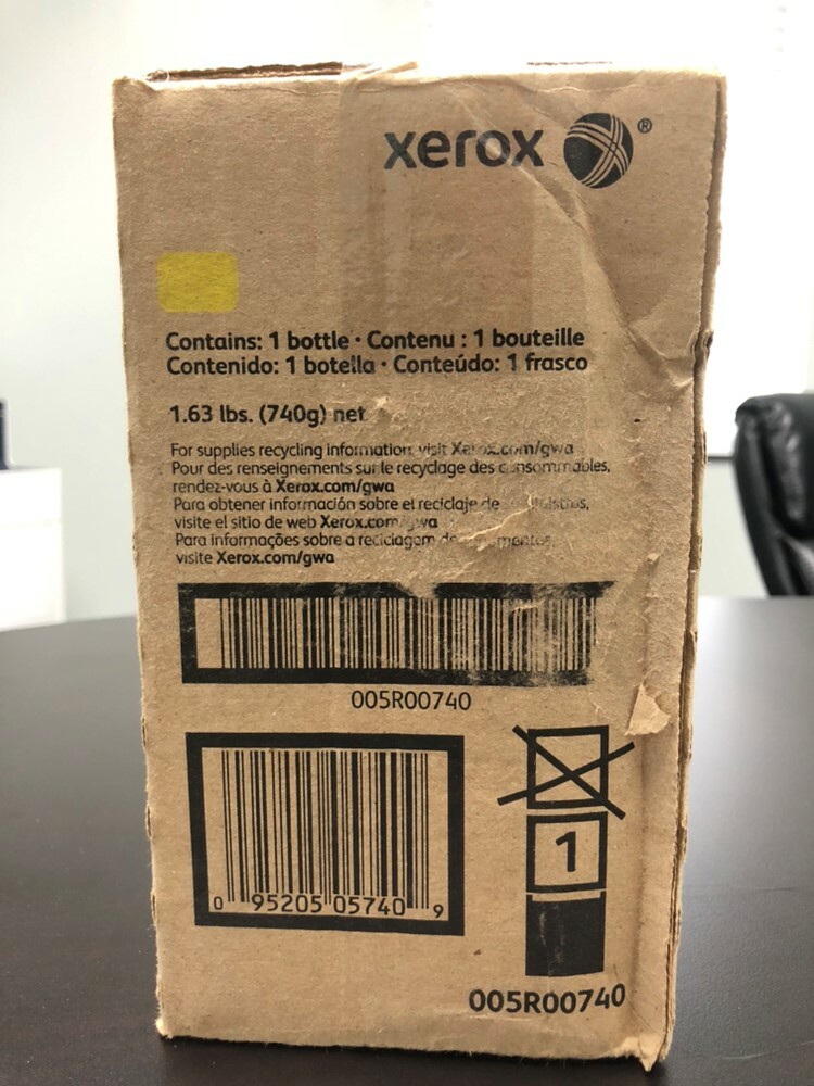 Genuine Xerox DocuColor Yellow Developer (005R00740)