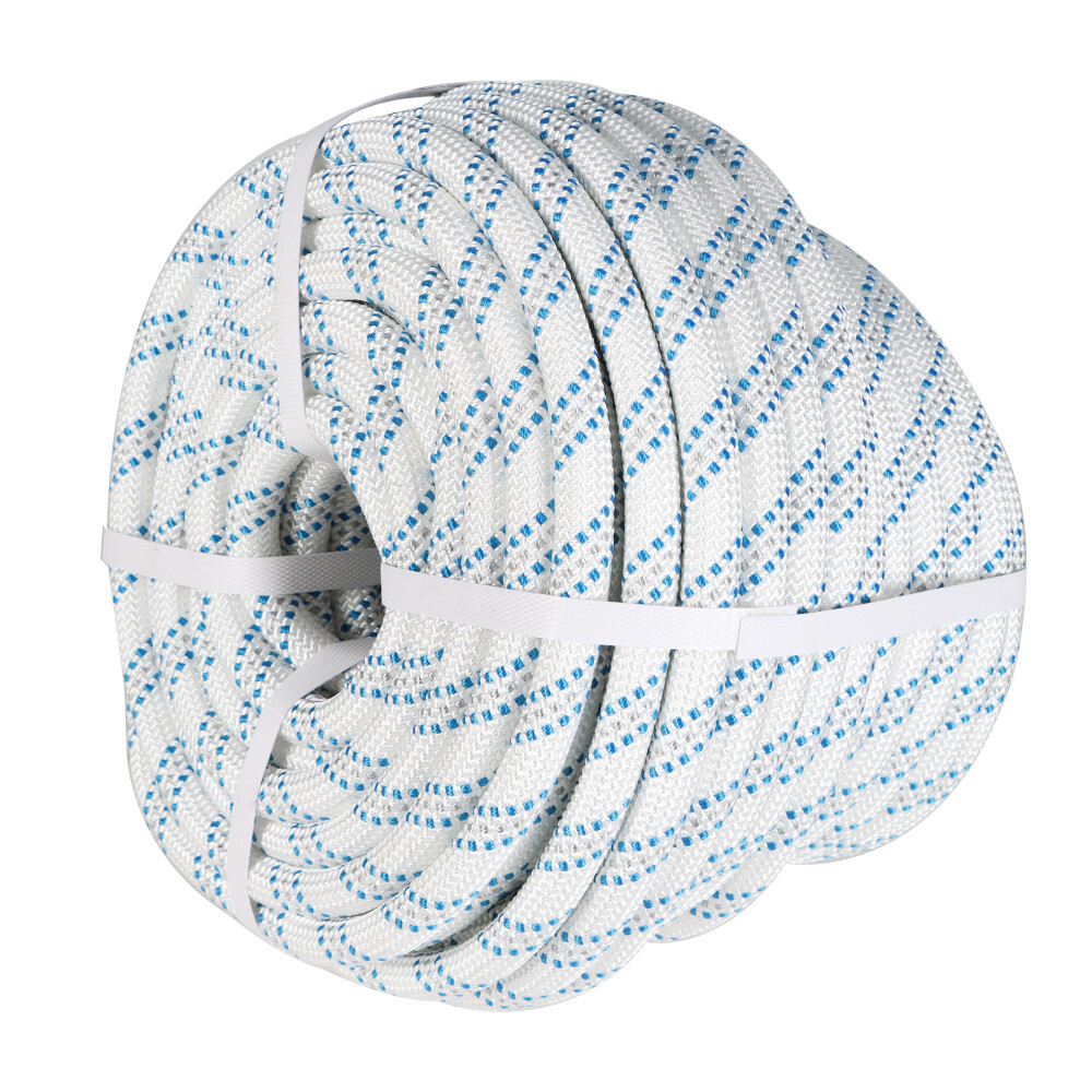 Nylon Double Braid Polyester Arborist Bull Rope Pulling Rigging Line 5/8" × 150'