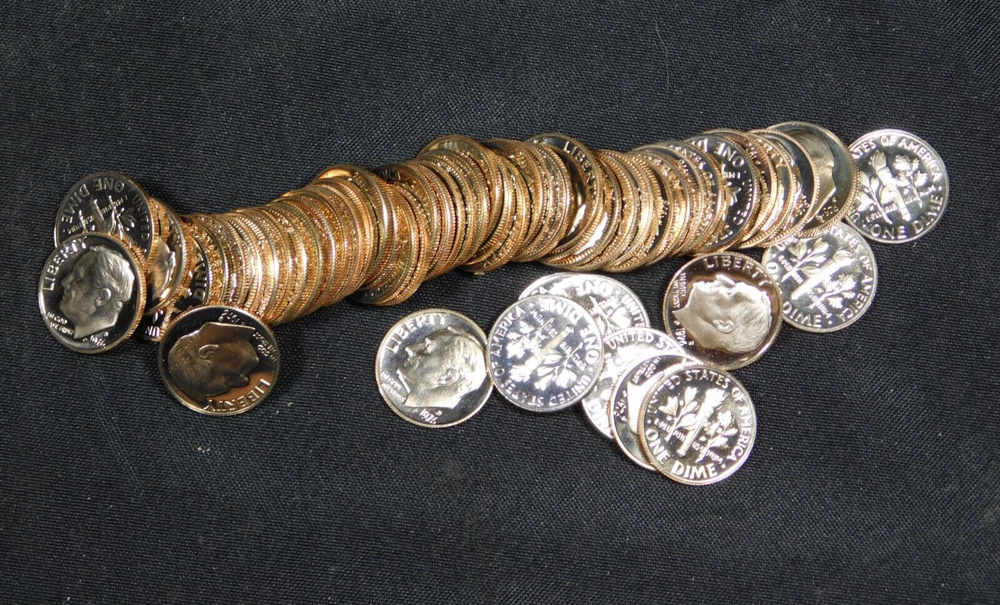 1976 S Clad Proof Roosevelt Dime (24-05-002)