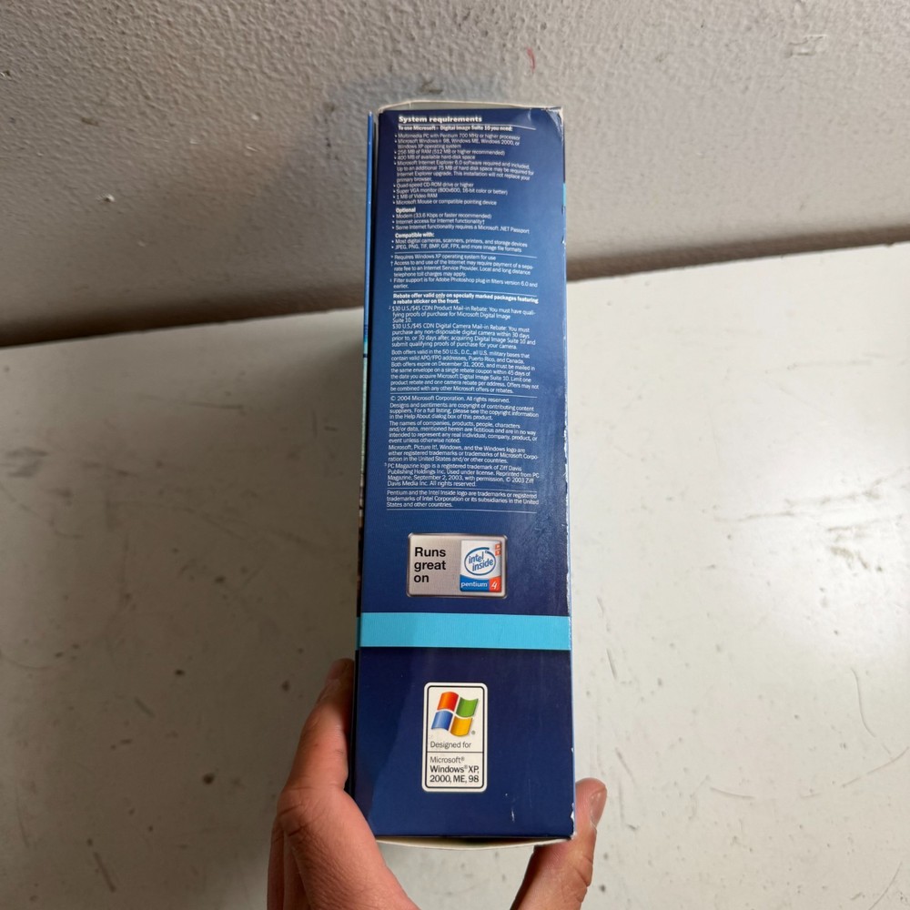 Microsoft Digital Image Suite 10 Software Package for Photo Editing - Sealed