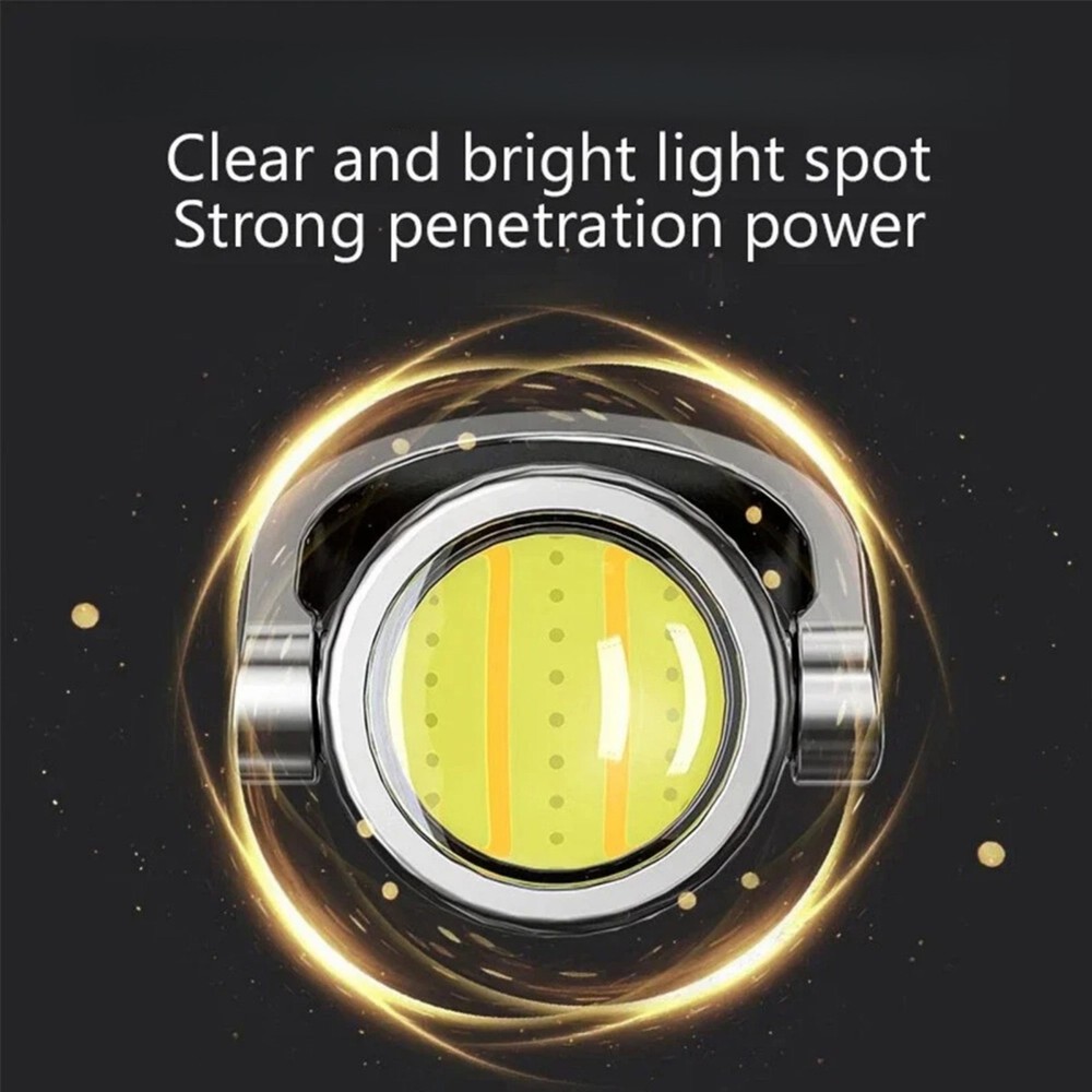 Rechargeable Keychain Flashlight LED Torch, Compact Light for Night Camping