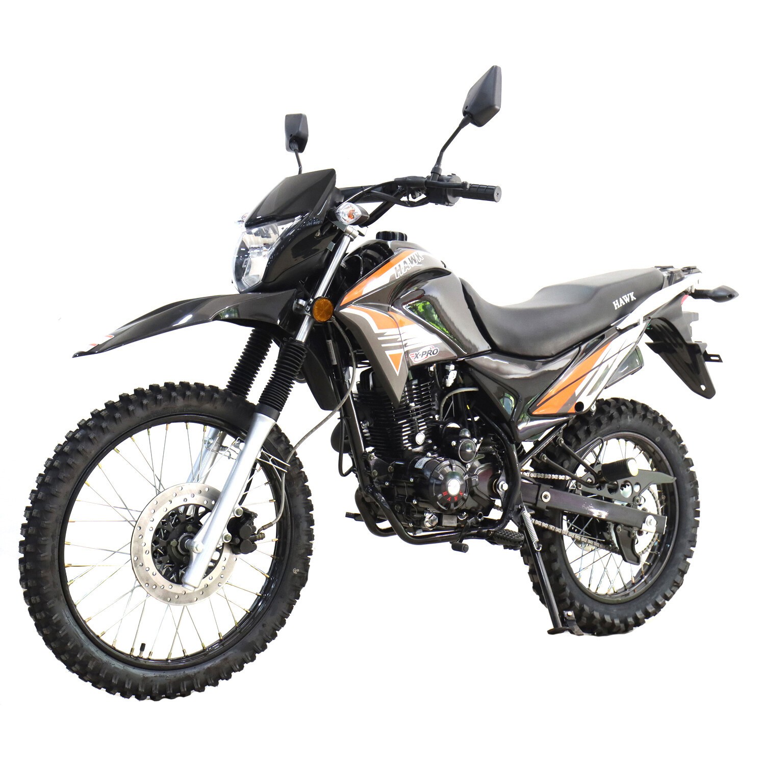 X-PRO Hawk 250 Dirt Bike Dual Sports Enduro Street Bike Motorcycle Free Shipping