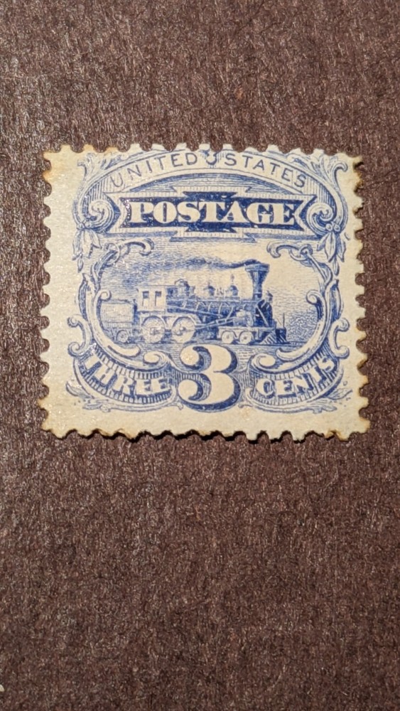 U.S. Stamp #114 F/VF Mint Hinged