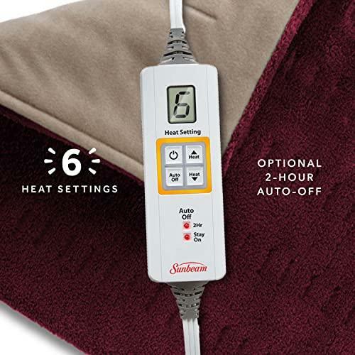 Sunbeam Premium King Sized Heating Pad with Xpress Heat Technology, Extra Large