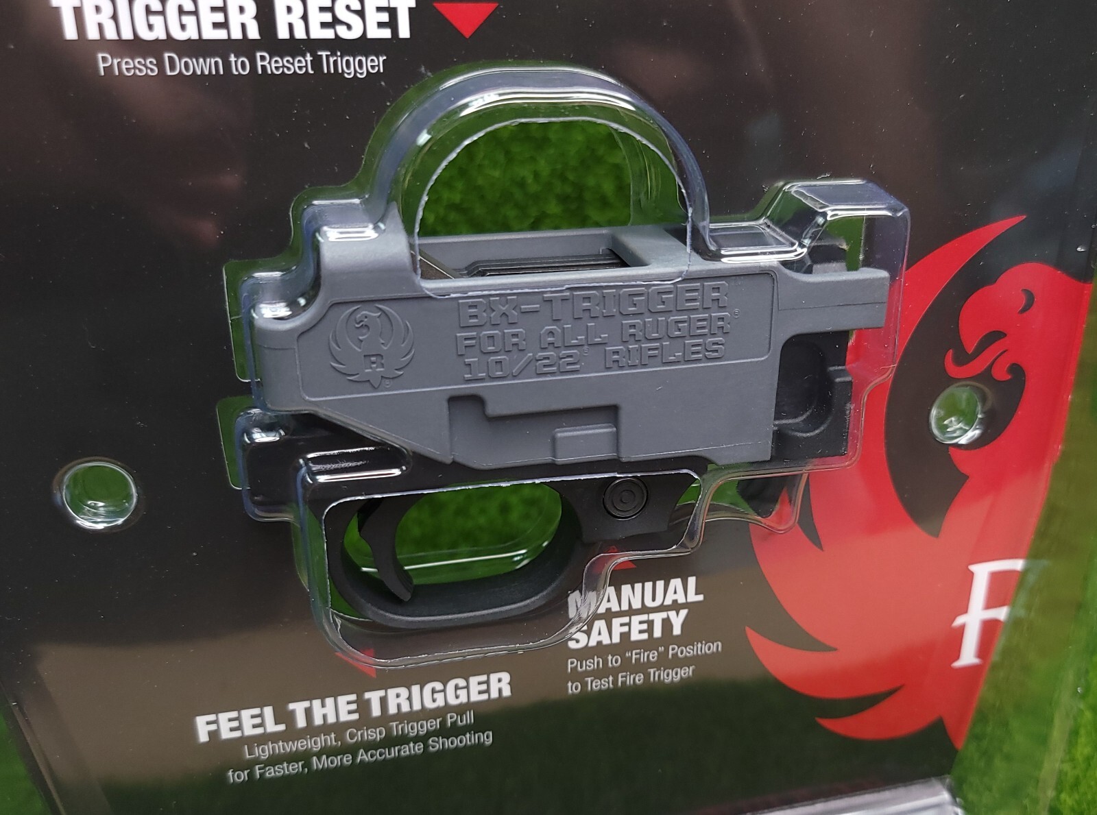 Ruger BX-Trigger Black 10/22 Rifle 22 Charger .22 LR Drop-In 2.5-3lb Pull 90462