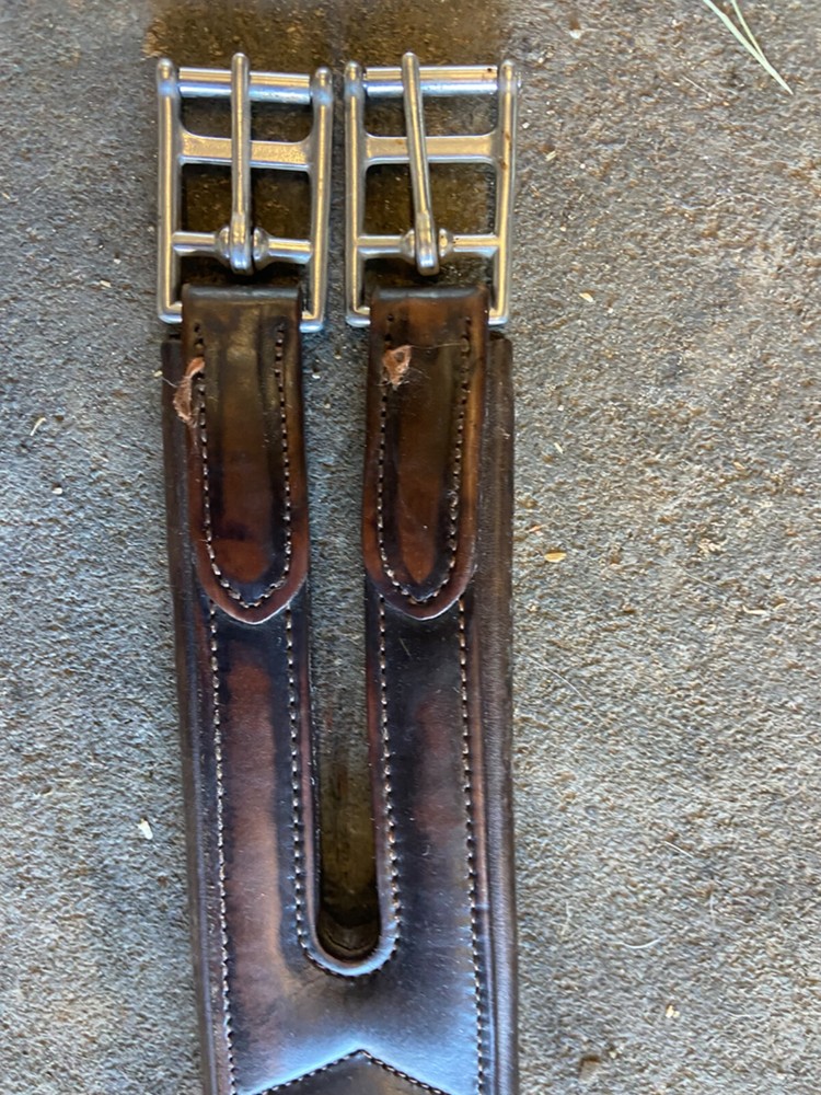 Dover Fancy Stitched Leather Girth 54”