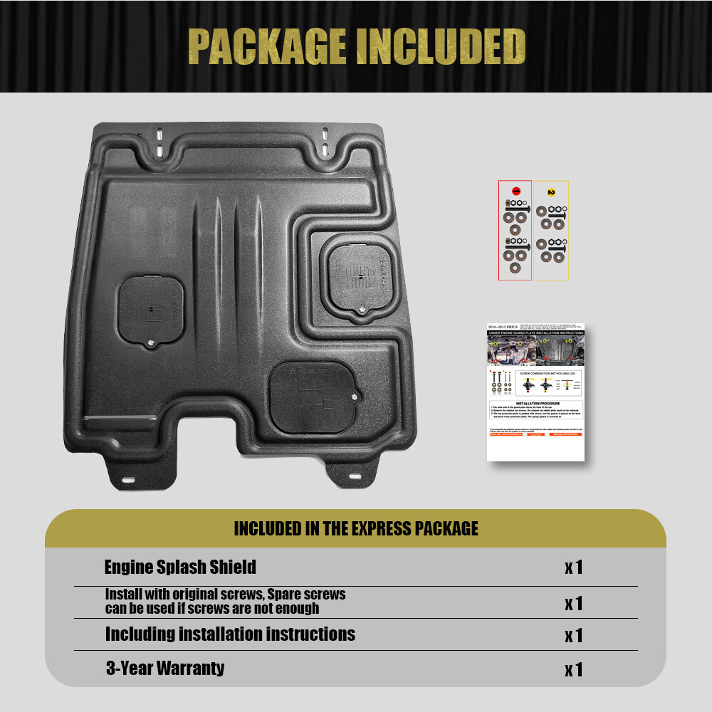 For Mitsubishi Lancer 2010-2016 Front Engine Splash Shield Engine Cover Case