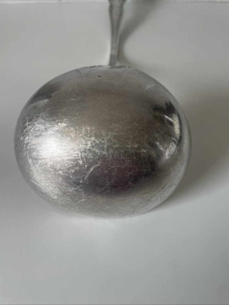 Ladle 12.5” Silver-plate 1901 Antique Reed & Barton Tiger Lily Extra Large Bowl