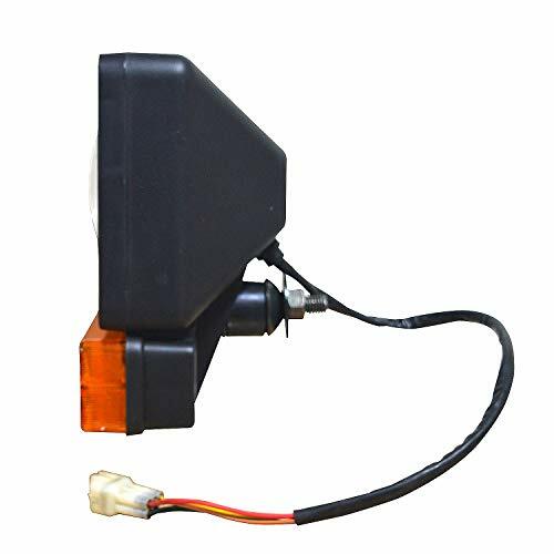 JCB 12v Head Light Lamp Left Side with Indicator Telehandler Backhoe JCB 2CX 3C