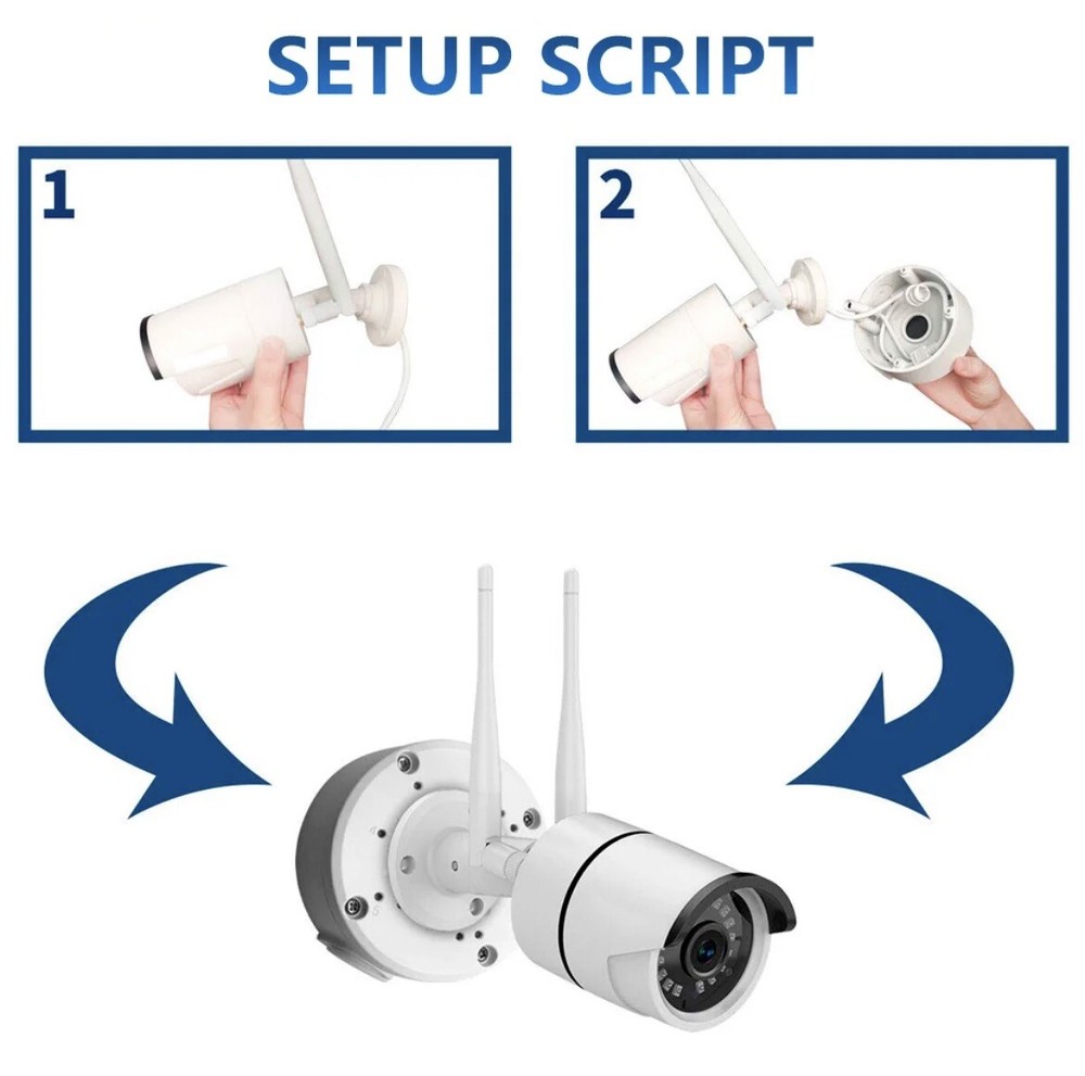 Camera Junction Box Mount Bracket for Security Cameras - 15 Pack