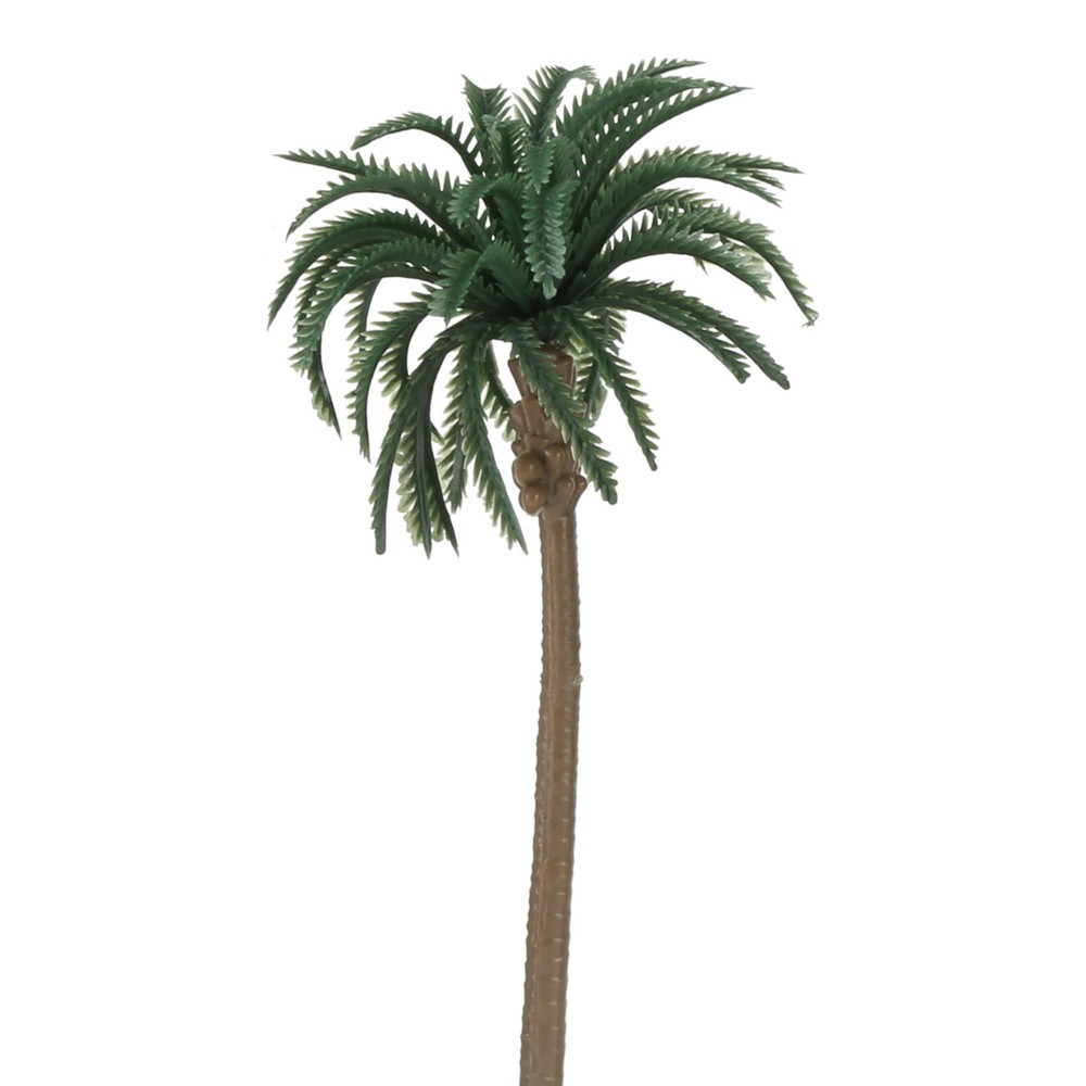 48Pcs Coconut Trees Model Layout Rainforest Palm Tree for Train Railroad Scenery