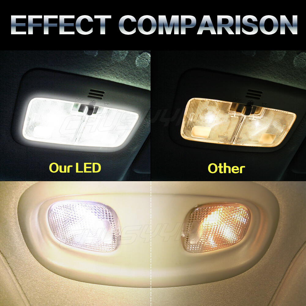 For 2006-2010 Dodge Charger White LED Interior Lights Package Kit
