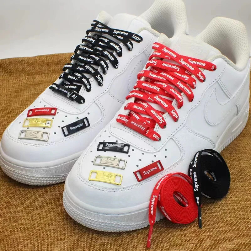 AF1 Supreme Shoe Laces 120cm BLACK, RED, WHITE WHEAT air jordan, dunks, airforce
