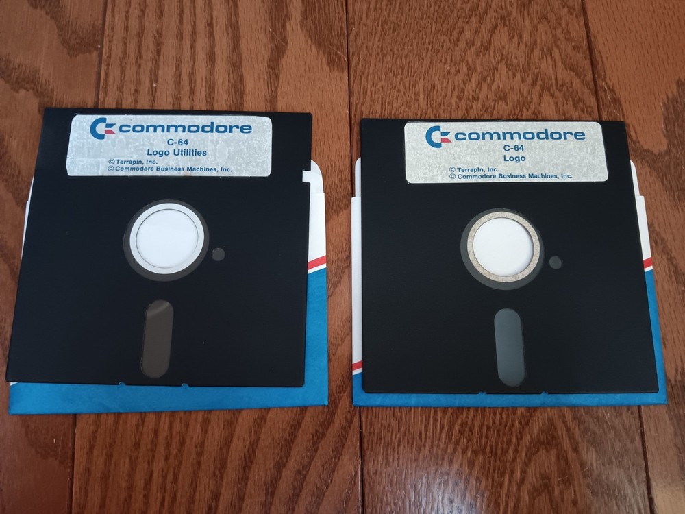 Commodre 64 LOGO Language For Learning Tested/Works Box Damage