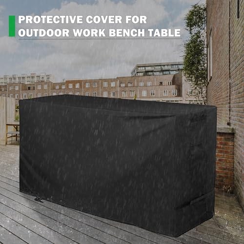 Work Bench Table Cover, Protective Table Cover Rectangular-49"L x 25"D x 26.8"H