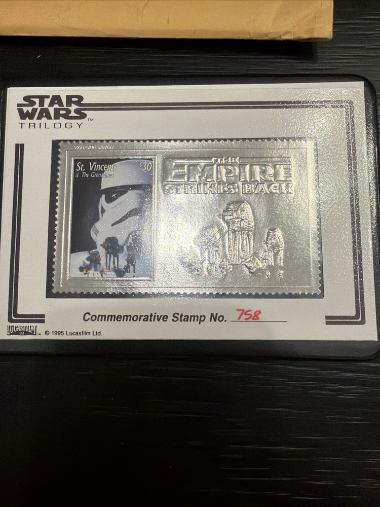 Empire Strikes Back 1995 Stormtrooper Commorative & Gold Stamp