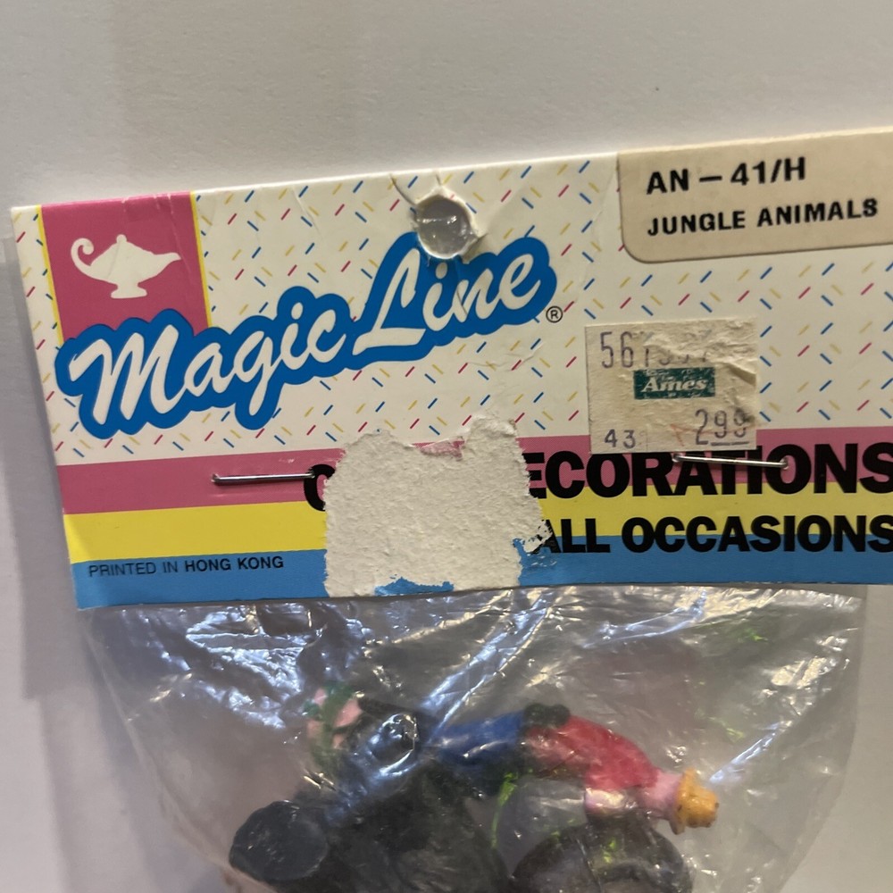 Jungle Animals Cake Toppers Magic Line