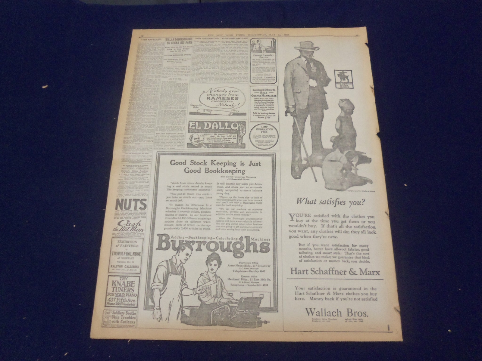 1919 MAY 14 NEW YORK TIMES - LENIN REJECTS FEEDING PROJECT - NT 9247