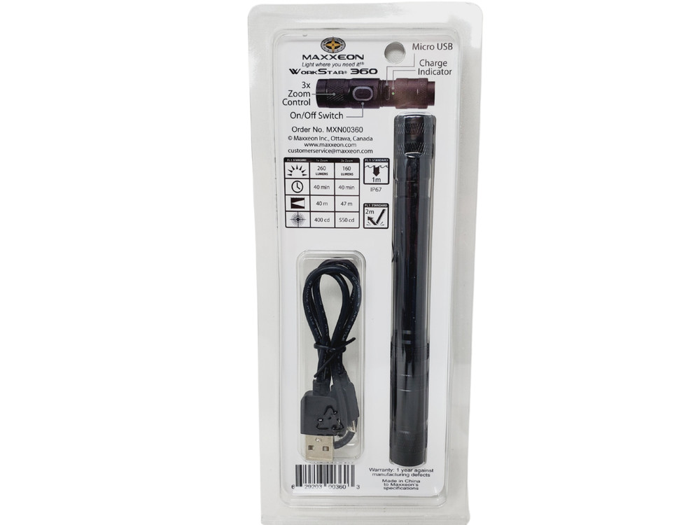 Maxxeon - Rechargeable LED Pen Light