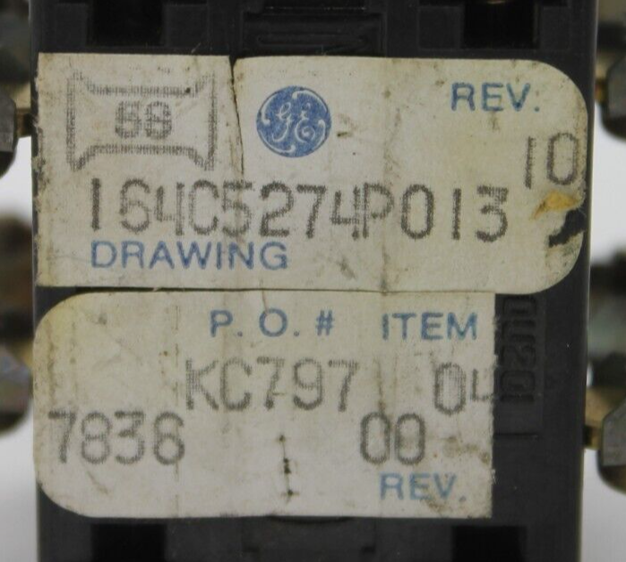 GE 164C5274P01310 Selector Switch
