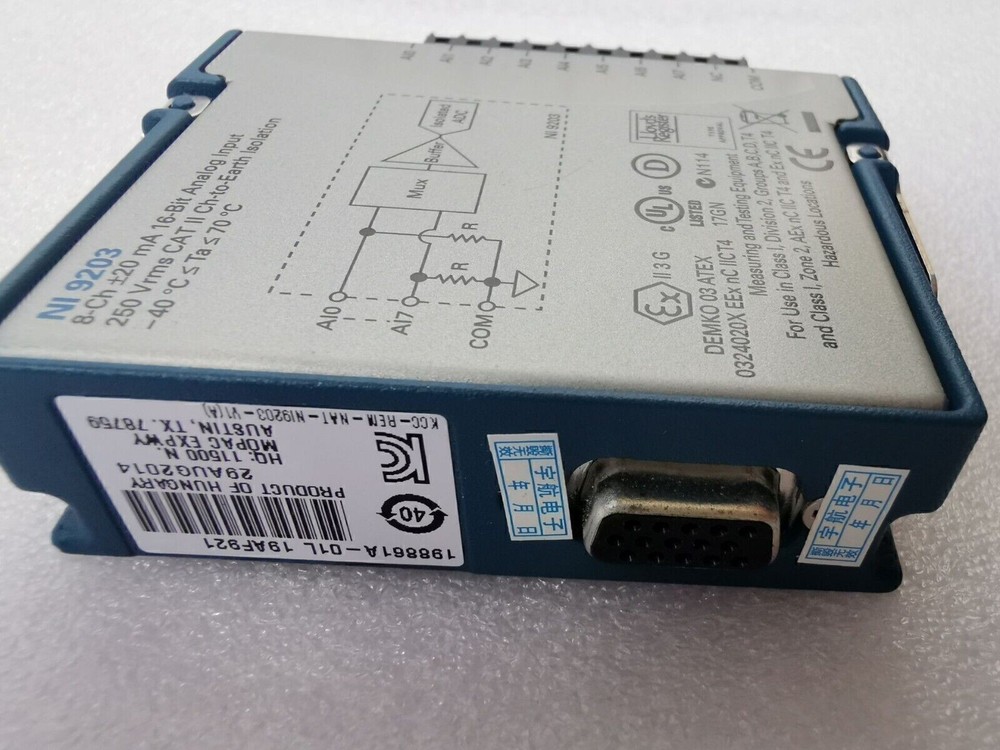 NI 9203 National Instruments NI-9203 cDAQ Analog Current Input Module