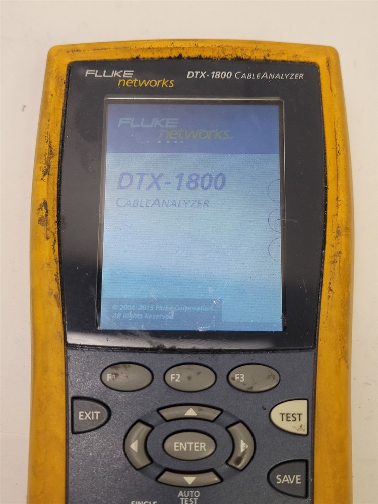Fluke Networks DTX-1800 Cable Analyzer Mainframe - For Parts