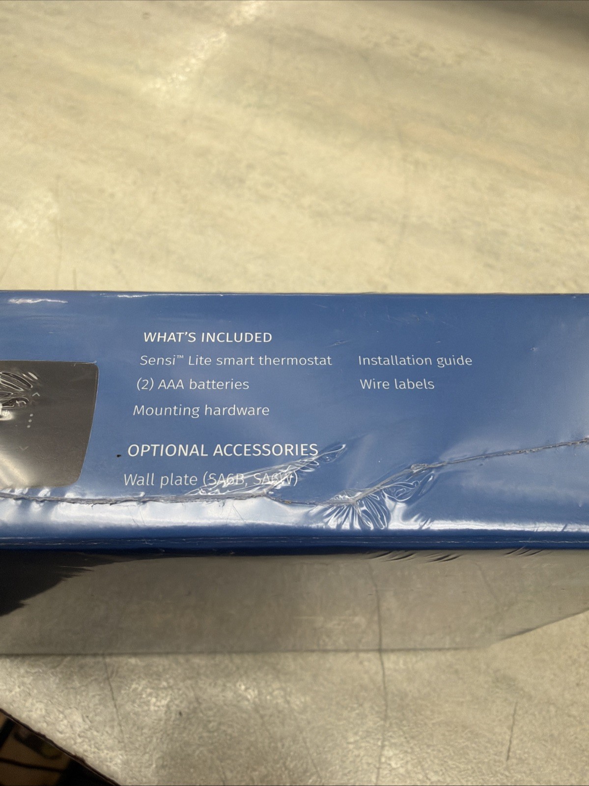 Emerson White-Rodgers 1F76U-22WFB Sensi Lite Touchscreen Wi-Fi Thermostat, Black