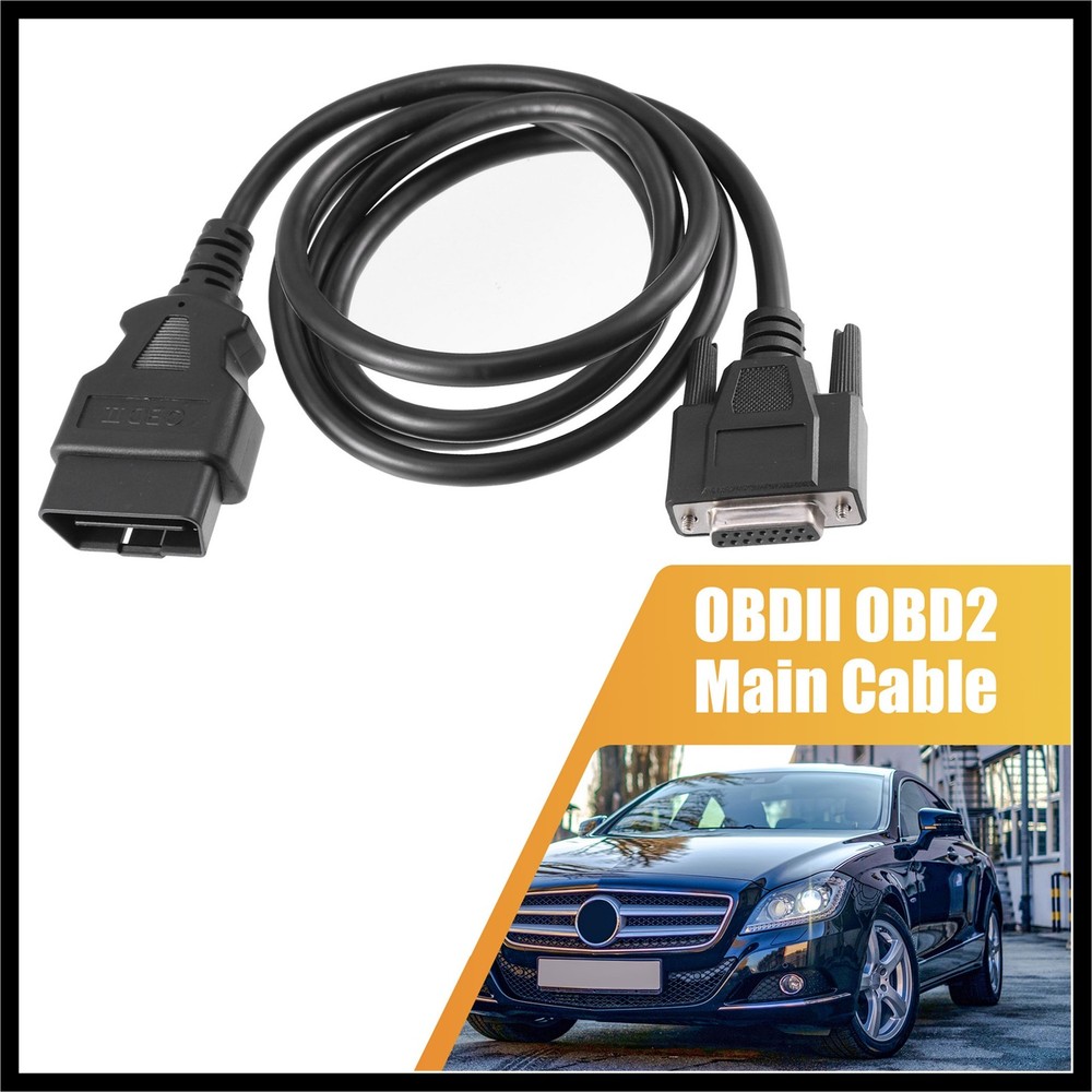 OBDII OBD2 Main Cable Diagnostic Tool Adapter Connector Cable for Launch 1PCS