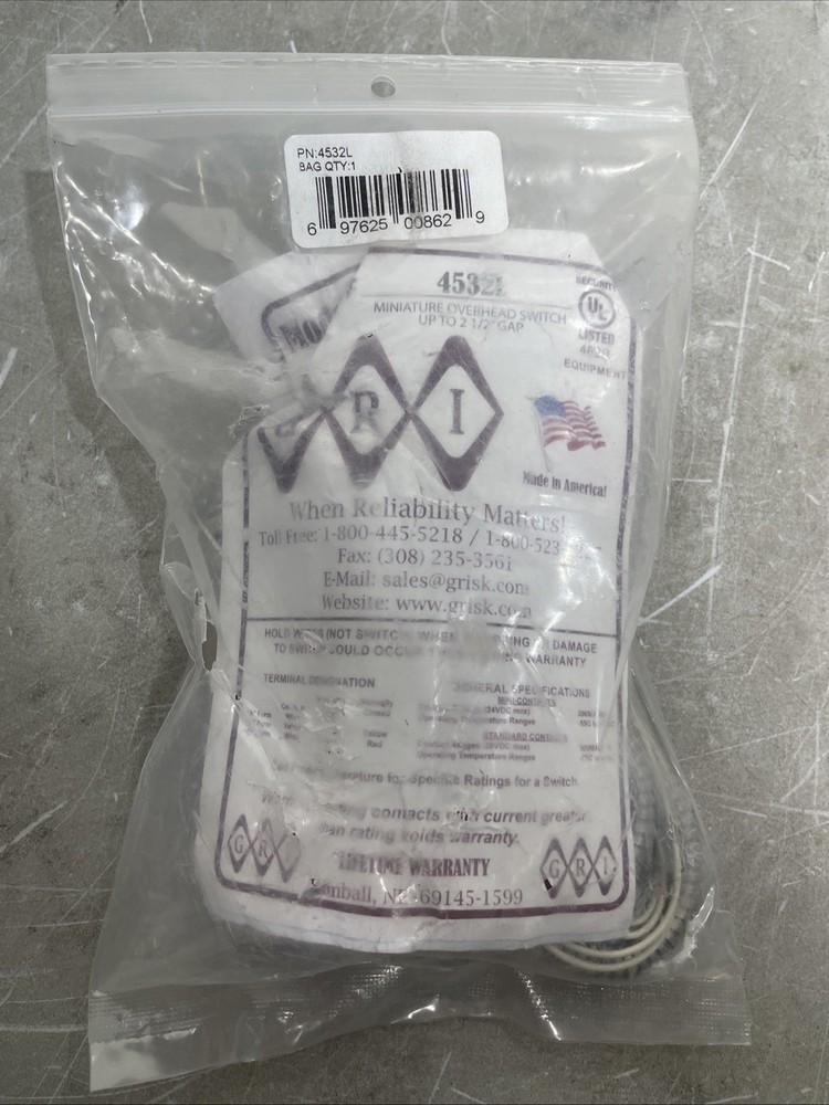 Overhead Door Switch 4532L SEE DESCRIPTION