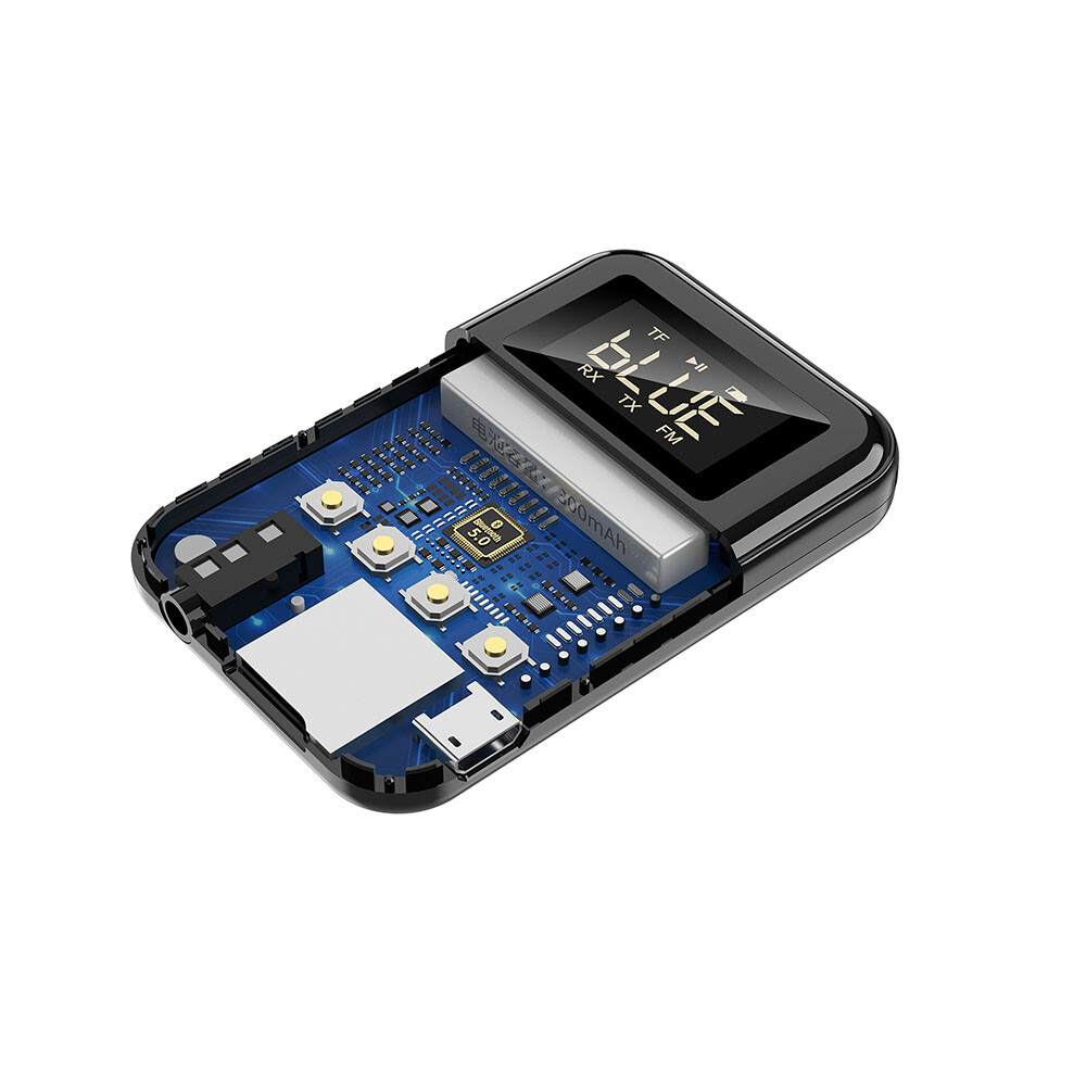 3in1 Bluetooth Wireless Adapter&FM Transmsitter for Phone/Speaker/Car Stereo/TV