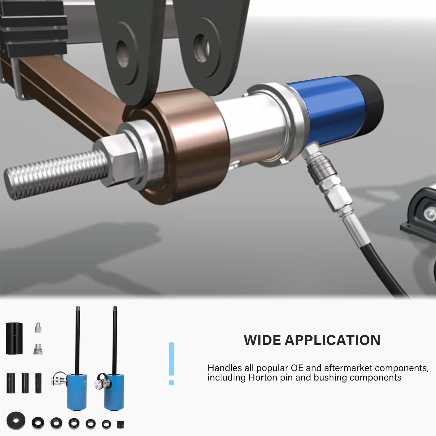5080A Truck Front Leaf Spring Pin and Bushing Service Set (10 Tons Force)